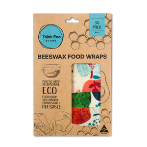 Beeswax Food Wrap Red Apple 3 Pack
