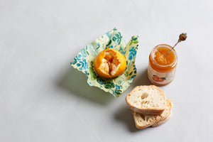Beeswax Food Wrap Daisy 4 Pack