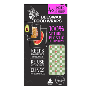 Beeswax Food Wrap Apples 4 Pack