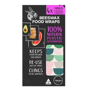 Beeswax Food Wrap Bowls 4 Pack