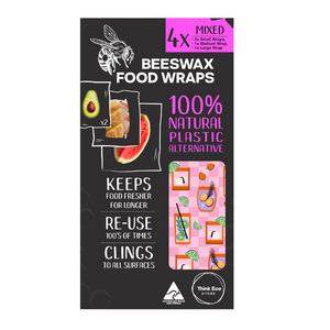 Beeswax Food Wrap Drinks 4 Pack