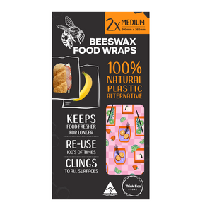 Beeswax Food Wrap Drinks Twin Medium