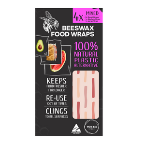 Beeswax Food Wrap Lines 4 Pack