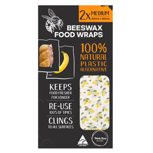 Beeswax Food Wrap Lemon Twin Medium