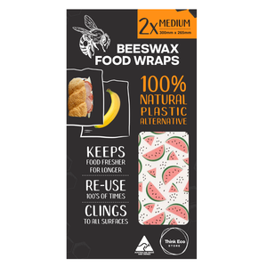 Beeswax Food Wrap Watermelon Twin Medium